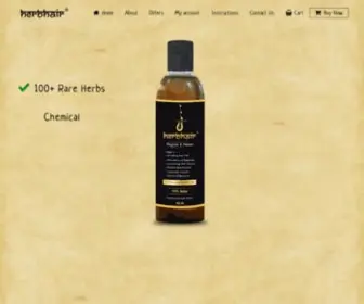 Herbhair.in(Herbal Hair oil for Regrowth and Retain of hair naturally) Screenshot