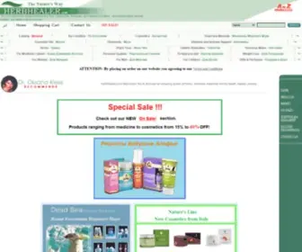 Herbhealer.net(Your One Source for Medicinal Herbs and Teas) Screenshot