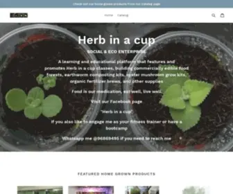 Herbinacup.com(Herb in a cup Balan Gopal) Screenshot