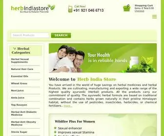 HerbindiaStore.com(Online Herbal Store India) Screenshot