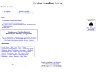 Herbison.com(Herbison Consulting Gateway) Screenshot