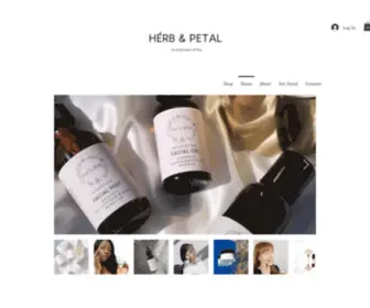 Herbnpetalskincare.com(Herb & Petal) Screenshot