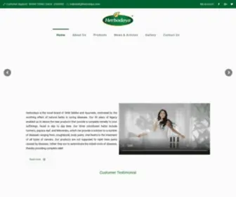 Herbodaya.com(Herbal and Ayurvedic Products for Healthy Hair and Skin) Screenshot