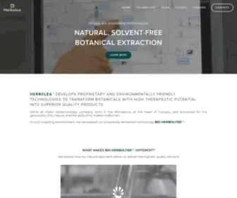 Herbolea.com(Botanical oil extraction) Screenshot