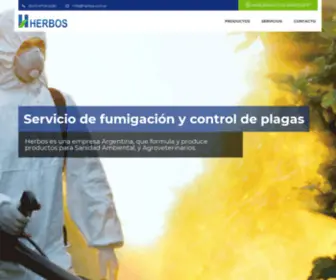 Herbos.com.ar(Sanidad Ambiental y Agroveterinarios) Screenshot