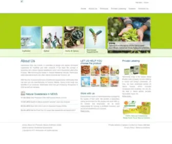 Herbovedaindia.com(Herboveda India Stevia) Screenshot