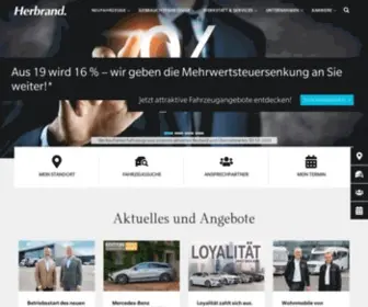 Herbrand.de(Mercedes-Benz Herbrand am Niederrhein und im Westmünsterland) Screenshot