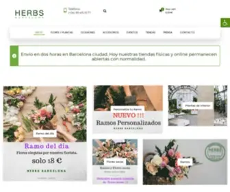 Herbs.es(Floristería Barcelona HERBS) Screenshot