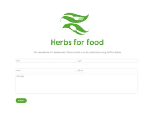 Herbsforfood.com(Herbs for Food) Screenshot