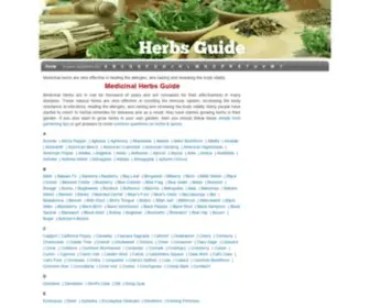 Herbsguide.net(Medicinal Herbs Guide) Screenshot
