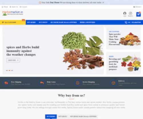 Herbsmarket.in(Buy Herbs Online) Screenshot