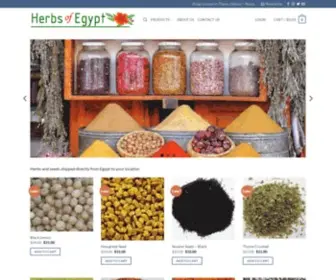 Herbsofegypt.com(Just another WordPress site) Screenshot