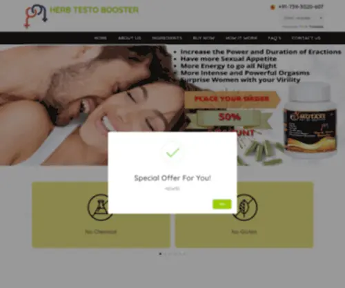 Herbtestobooster.com(Safe and Effective) Screenshot