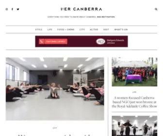 Hercanberra.com.au(Everything you need to know about canberra) Screenshot