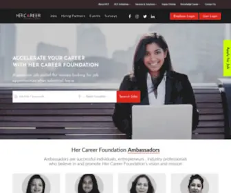 Hercareerfoundation.org(Her Career) Screenshot