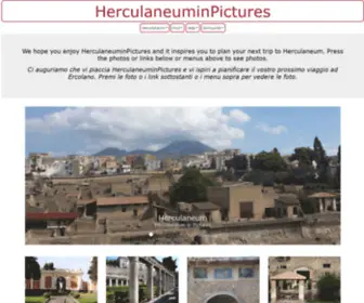 Herculaneum.uk(Herculaneum in pictures) Screenshot