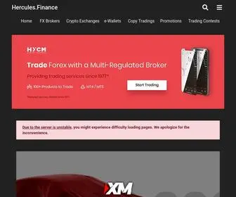 Hercules.finance(Forex) Screenshot
