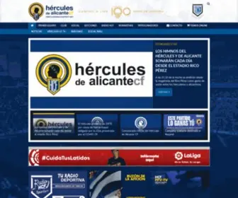 Herculesdealicantecf.net(Hércules de Alicante CF) Screenshot