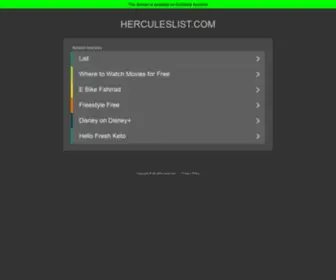 Herculeslist.com(Herculeslist) Screenshot