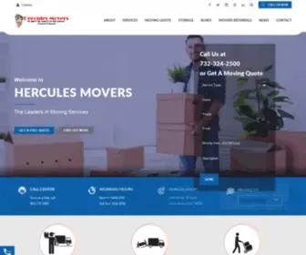 Herculesmoversinc.com(Local Moving Services & Junk Removal) Screenshot