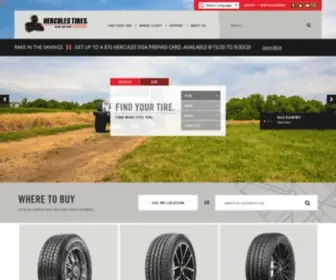 Herculestire.com(Hercules Tire and Rubber Company) Screenshot