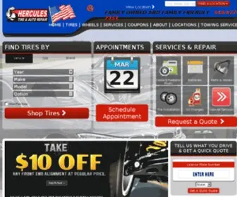 Herculestiresales.com(Hercules Tire & Auto Repair) Screenshot