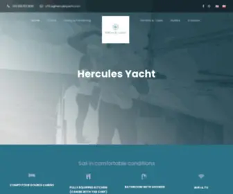Herculesyacht.com(Yacht rental) Screenshot