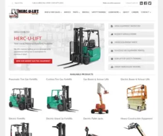 Herculift.com(Forklift) Screenshot