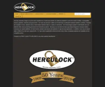 Herculock.com(Hercules Industries) Screenshot