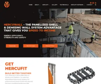 Hercutech.com(Panelized Wall Building System) Screenshot