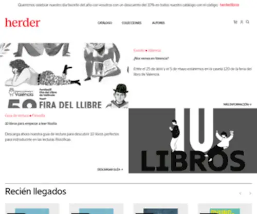 Herdereditorial.com(Herder Editorial) Screenshot