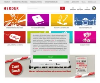 Herdershop24.de(Bücher und Zeitschriften aus dem Verlag Herder) Screenshot