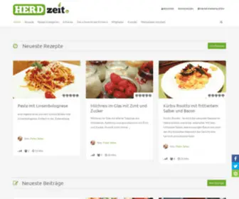 Herdzeit.de(Kochrezepte, Kochen, Rezepte, Familie) Screenshot