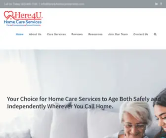 Here4Uhomecareservices.com(Here 4U Home Care Services) Screenshot