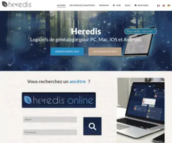 Heredis.com(Heredis) Screenshot