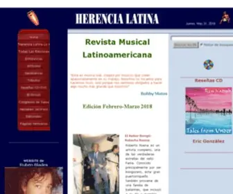 Herencialatina.com("Herencia Latina Lo mejor en la WEB...y que lo diga la gente) Screenshot