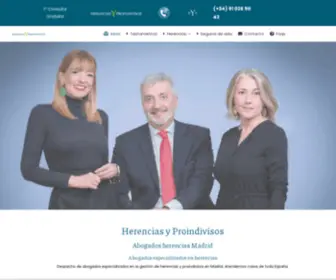 Herenciasyproindivisos.com(Herencias y proindivisos) Screenshot