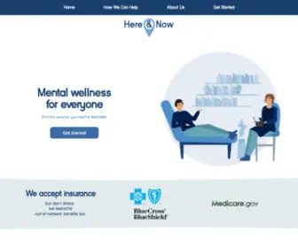 Herenowcounseling.com(Mental Health Therapy Illinois) Screenshot