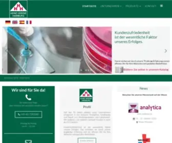 Herenz.de(Heinz Herenz Medizinalbedarf GmbH) Screenshot