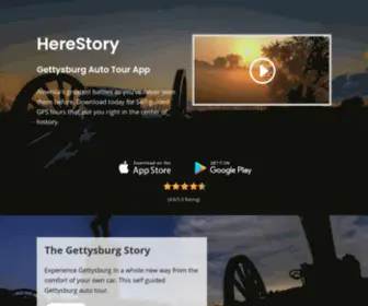 Herestory.com(Gettysburg Story Tour) Screenshot