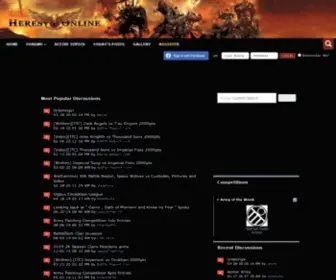 Heresy-Online.net(Warhammer 40k Forum and Wargaming Forums) Screenshot