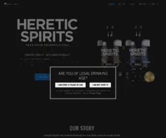 Hereticspirits.com(Heretic Spirits) Screenshot