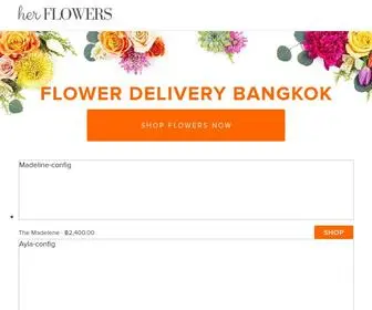Herflowersbangkok.com(Her Flowers) Screenshot