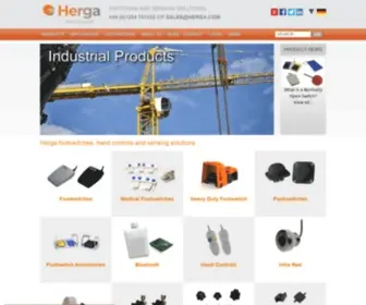 Herga.com(Switching and sensing solutions) Screenshot