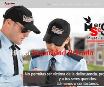 Hergasp.com(Herga Seguridad Privada) Screenshot