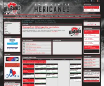 Hericanes.ca(Twin Centre Hericanes) Screenshot