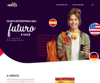 Herics.com.br(Herics Idiomas) Screenshot