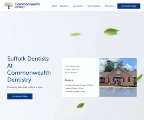 Herifordsmiles.com(Suffolk Dentists At Commonwealth Dentistry) Screenshot