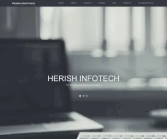 Herishinfotech.com(Herish Infotech) Screenshot