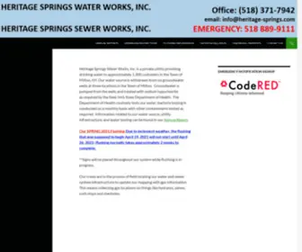 Heritage-Springs.com(Heritage springs) Screenshot